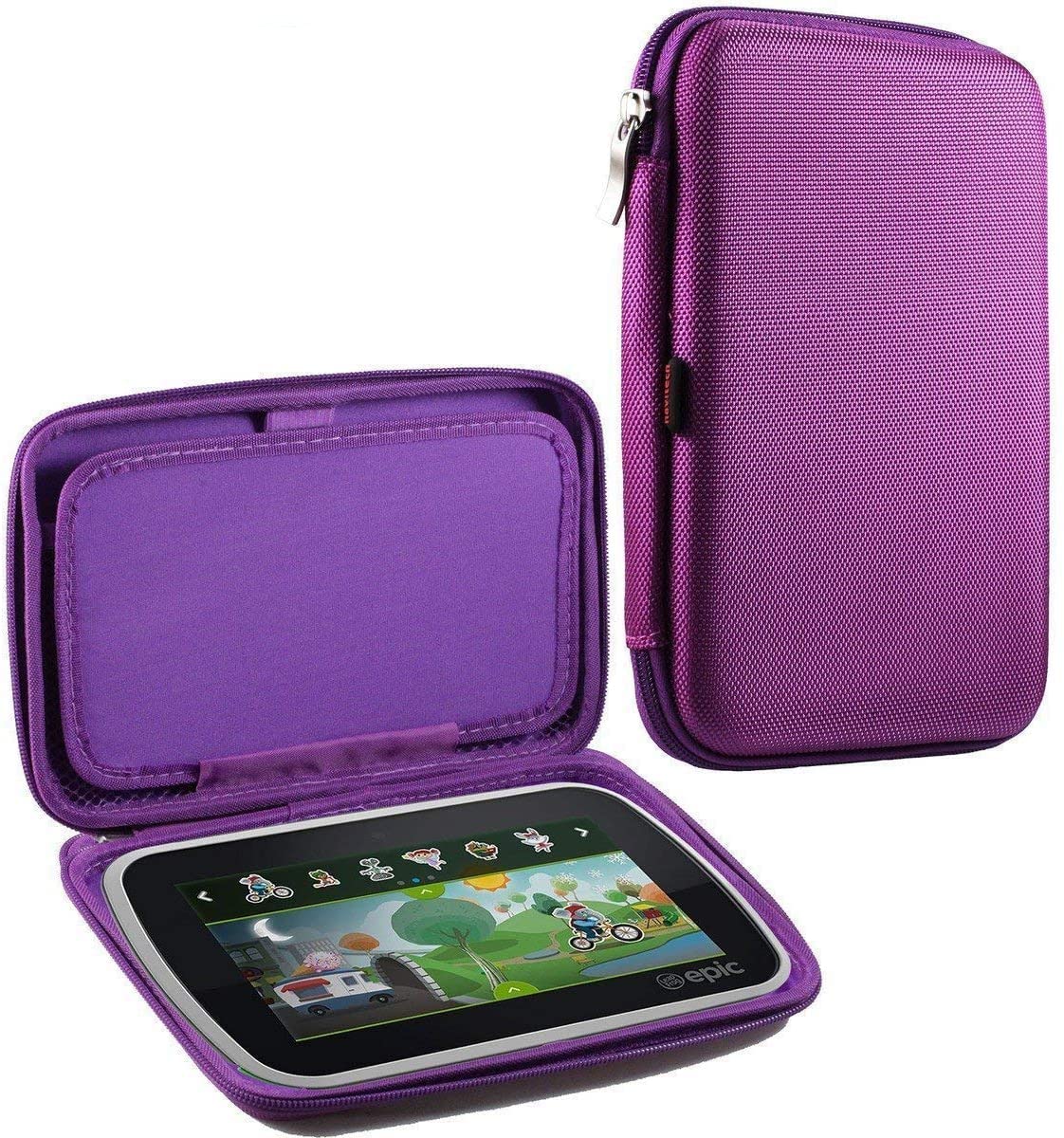Navitech Purple Hard Protective Case Cover for LeapFrog LeapPad 3 Learning Tablet - Durable Shockproof Kids Case for School, Travel & Home Learning