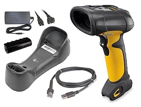 Zebra Symbol LS3578-ER Wireless Bluetooth Barcode Scanner - Rugged Extended Range Laser Scanner with USB Kit (Includes Cradle, Power Supply & Cables) - Renewed - Perfect for Retail, Warehouse & Inventory Management