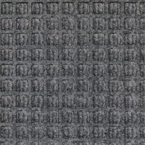 Waterhog Classic Entrance Mats - Medium Grey 4' x 12' - Premium Indoor/Outdoor Doormat for High Traffic Areas, Homes & Offices