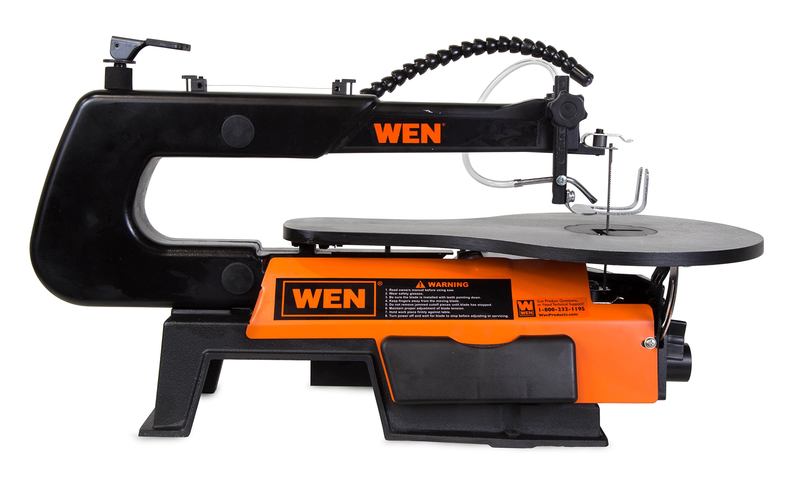 WEN 16-Inch Variable Speed Scroll Saw with Belt Disc Sander Combo - Perfect for Woodworking, DIY Projects & Crafting