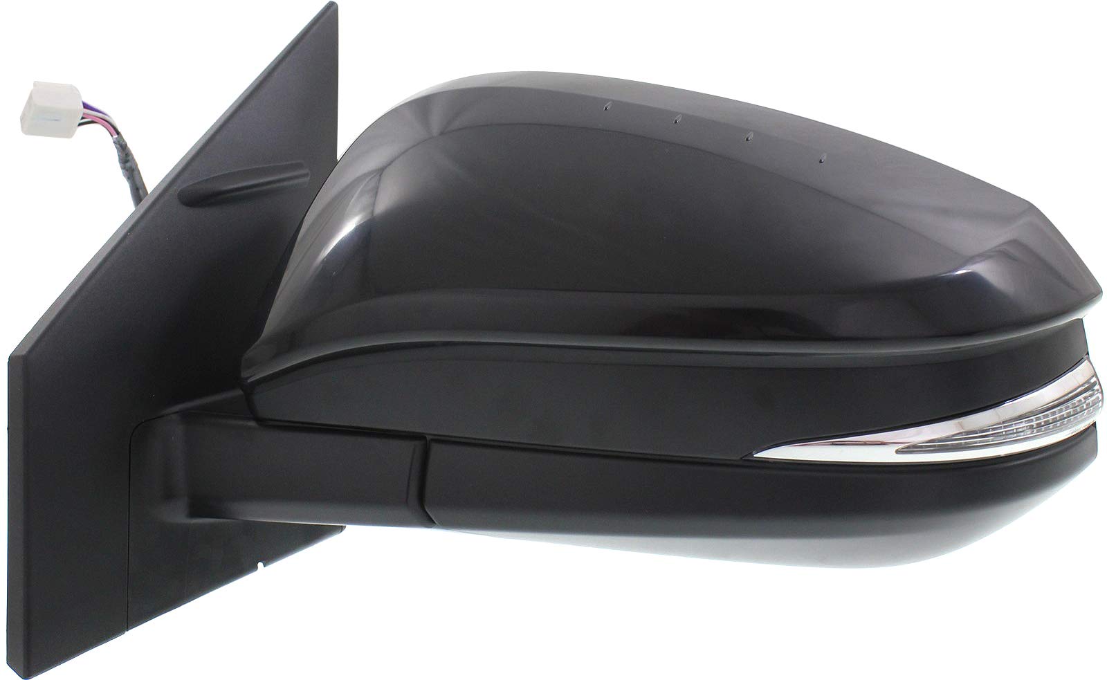 Heated Power Side Mirrors for Toyota RAV4 2013-2015 - Driver & Passenger Side with Turn Signal, Manual Fold, Paintable (Japan/US Built) - Perfect for Winter Driving and Enhanced Visibility