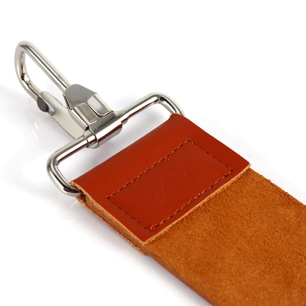 Premium Double-Sided Leather Shaving Strop for Straight Razors & Knives - Professional Barber Sharpening Belt for Razor & Folding Knife Maintenance - Perfect for Home Barbering, Grooming Kits & Knife Sharpening Stations