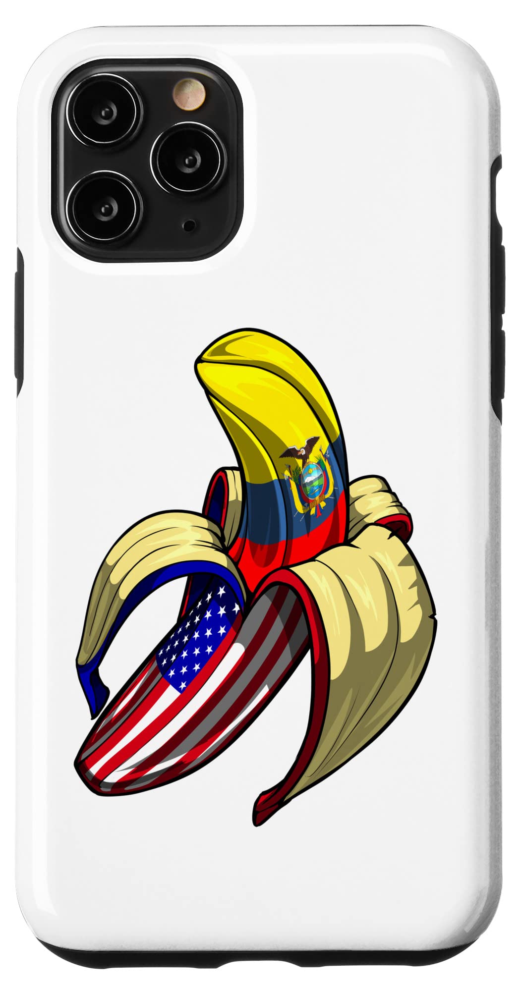 iPhone 11 Pro Case - Ecuadorian Flag & Banana Design - Durable Protective Cover for iPhone 11 Pro - Perfect for Travel, National Pride & Fun Style
