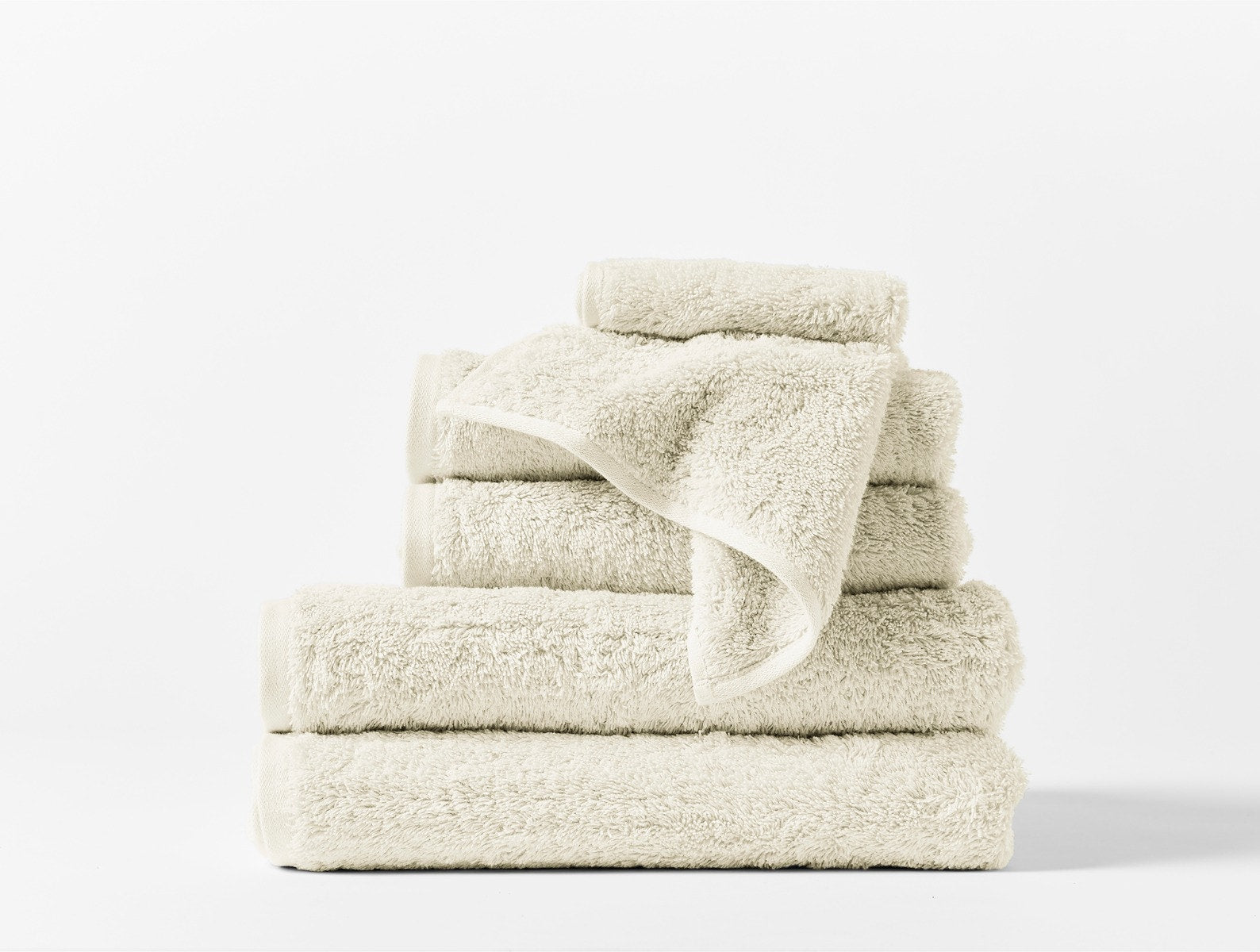 Organic Cotton Cloud Loom Bath Towels & Bath Mat Set - Ultra Soft & Absorbent for Spa, Bathroom & Luxury Home Decor