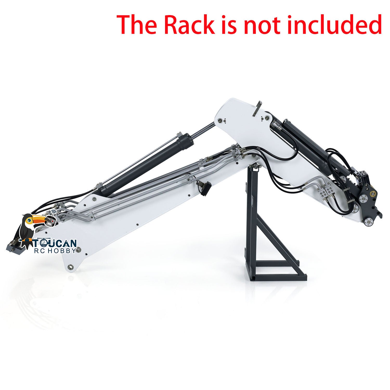 1/14 Scale Painted Two-Section Arms for K970 300 RC Hydraulic Excavator Model - Replacement Parts & DIY Accessories - Perfect for RC Construction Vehicle Enthusiasts & Collectors