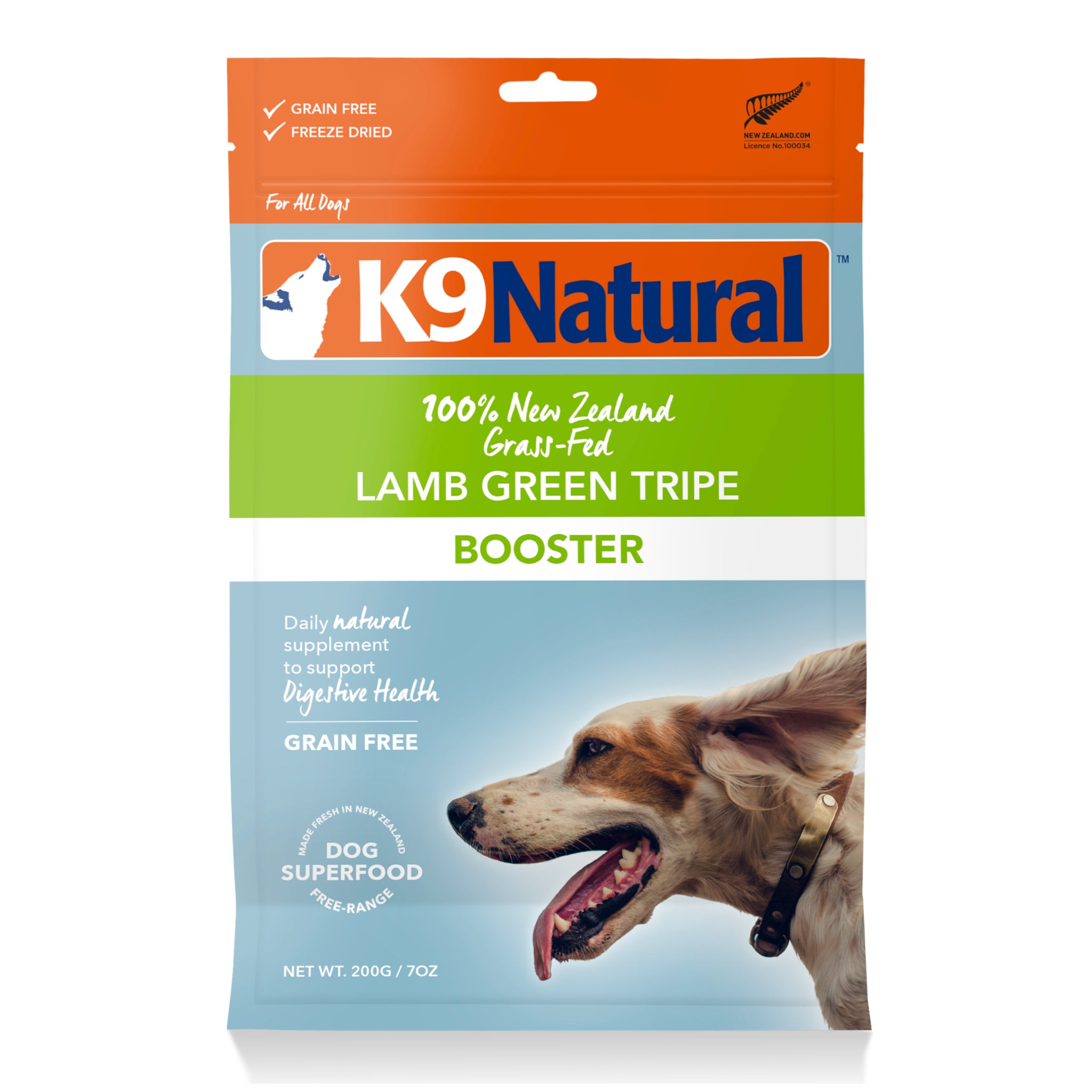 K9 Natural Freeze-Dried Lamb Green Tripe Dog Food Topper - 0.44lbs | Grain-Free Supplement for Dogs | Perfect for Kibble Topping & Training Treats