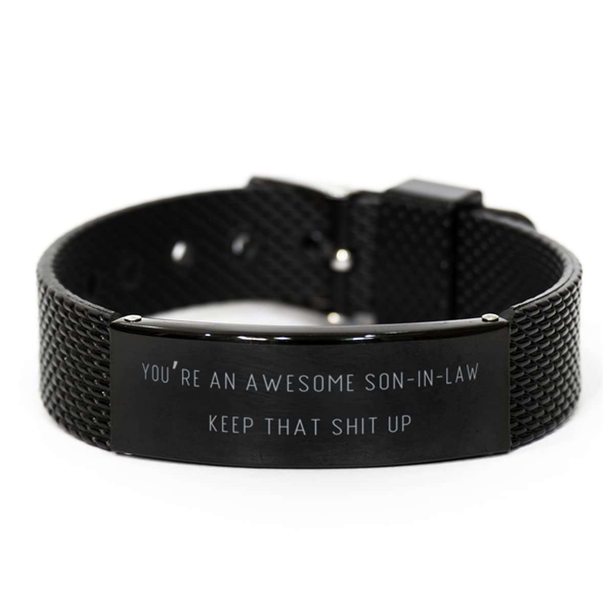 Funny Son-in-Law Shark Bracelet - Best Birthday Gift for Him