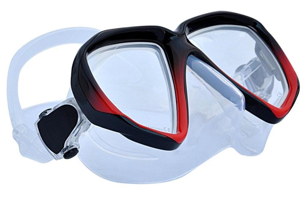 Apollo SV 2 Dive Mask - Premium Scuba Diving Mask for Snorkeling & Spearfishing - Comfortable Anti-Fog Swim Goggles for Ocean Adventures & Underwater Exploration