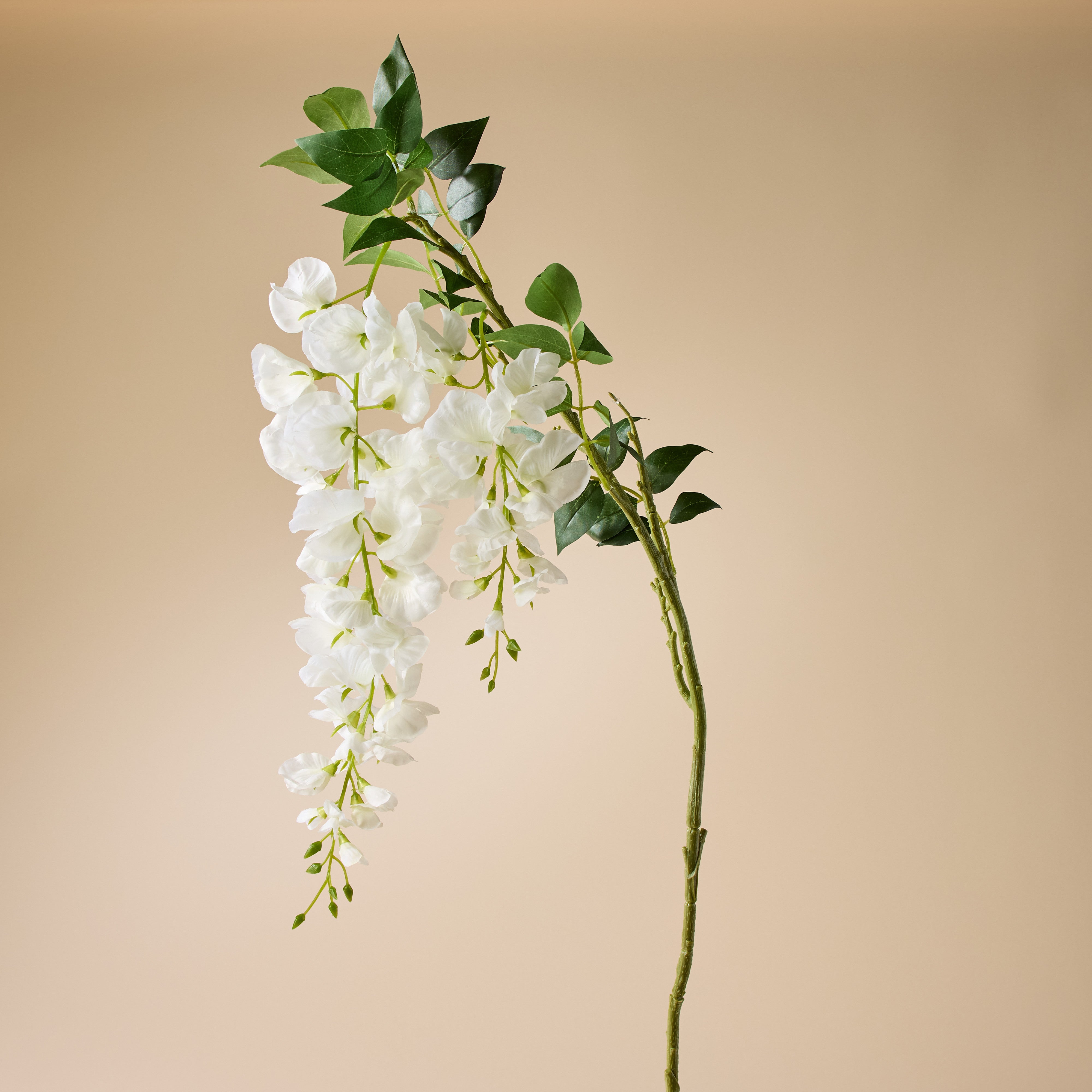 Artificial Wisteria Flower Spray with Bambi Vase - 12-Pack Faux Floral Stems for Home Decor, Wedding Centerpieces & DIY Arrangements