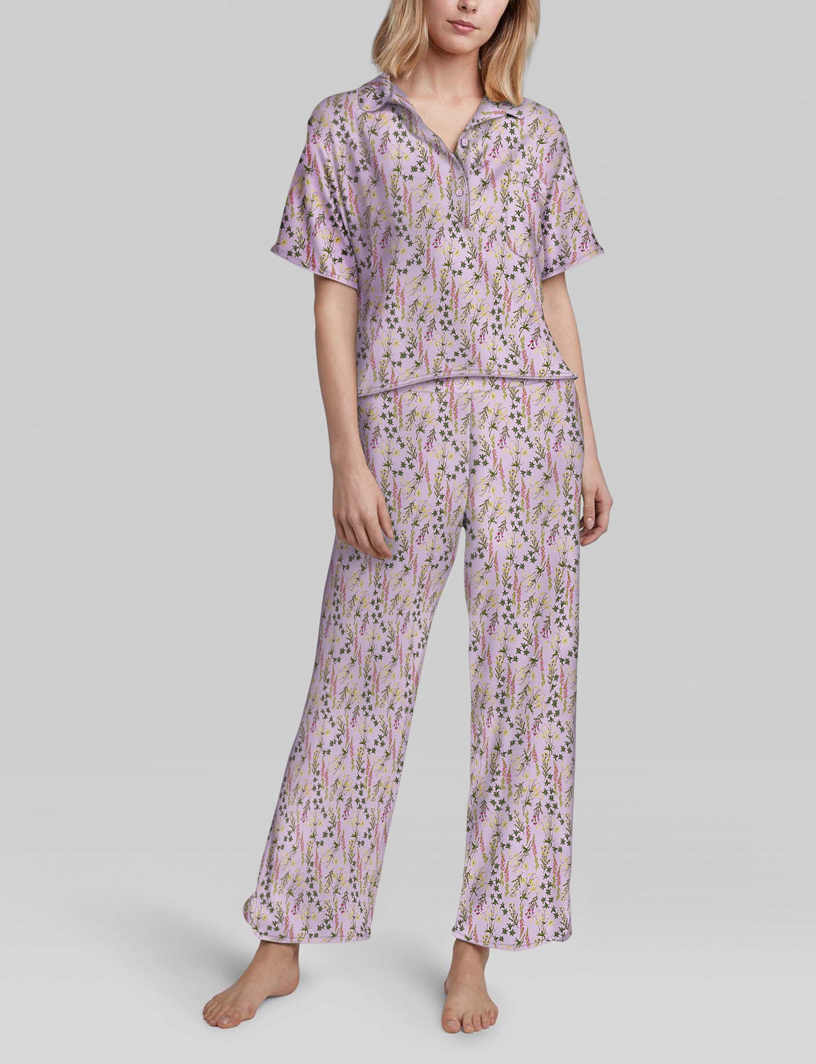 Cozy Women's Fleece Pajama Set - Soft Pullover Top & Lounge Pants for Sleepwear & Relaxation | Perfect for Winter Nights, Movie Time & Home Comfort