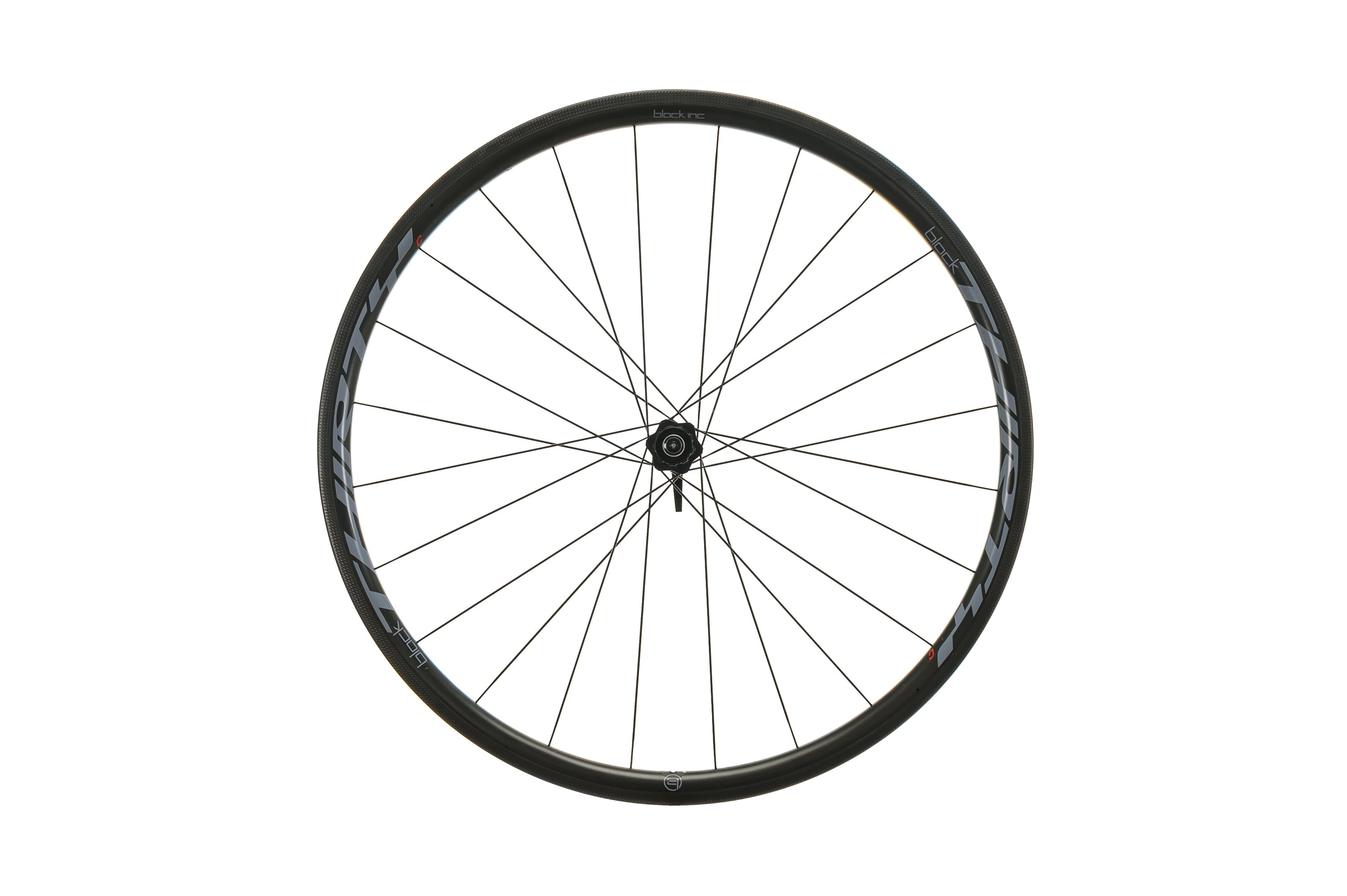 Black Inc. Thirty C Carbon Clincher 700c Rear Wheel - Lightweight Road Bike Wheel for Racing & Training | High-Performance Cycling Component for Speed & Durability