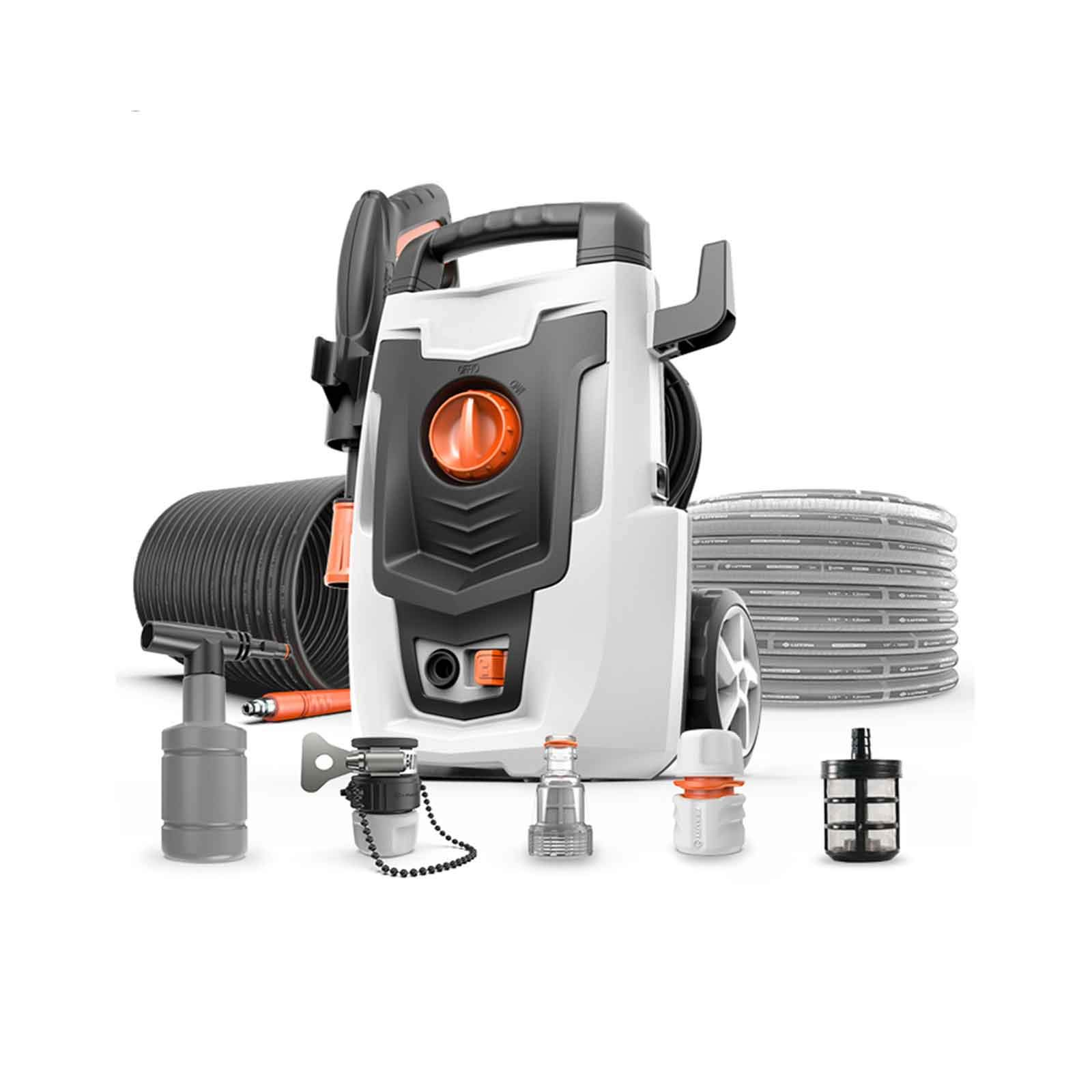 1500W High Power Electric Pressure Washer - 110 Bar 540L/H Jet Wash Cleaner for Cars, Driveways, Patio & Garden Cleaning | Heavy Duty Outdoor Power Cleaning Equipment