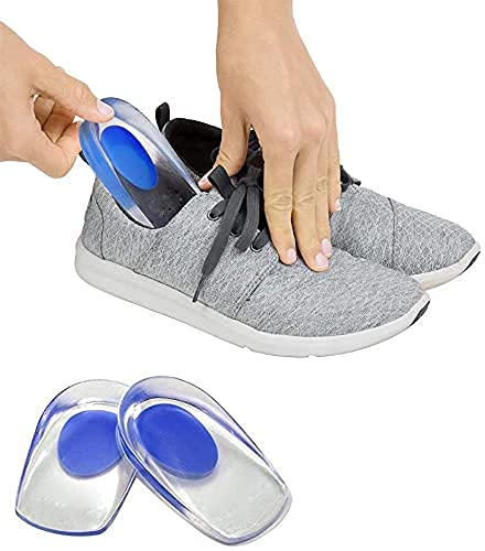 DLALA 3cm Height Increase Shoe Insoles - Invisible Air Cushion for Men & Women | Supportive Comfort, Dry Hard Cracked Heels Repair, Ankle Support | Perfect for Work, Dating & Daily Wear (Multicolor)