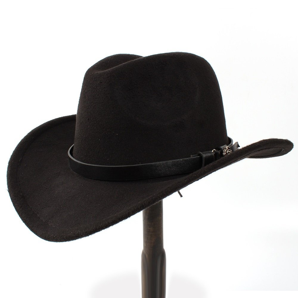 Stylish Western Cowboy Hat for Women & Men - Premium Felt Cowgirl Sombrero for Rodeo, Country Music Festivals & Outdoor Adventures