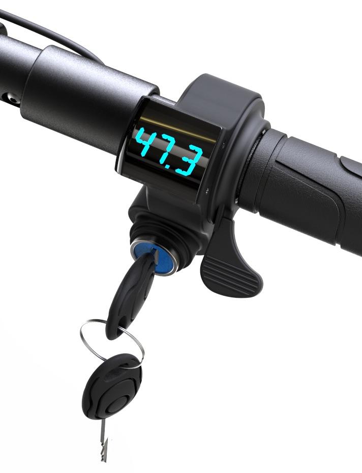 2019 WideWheel Electric Scooter Throttle & Keybox Set - Replacement Parts for Commuting, Urban Travel & Last-Mile Transportation