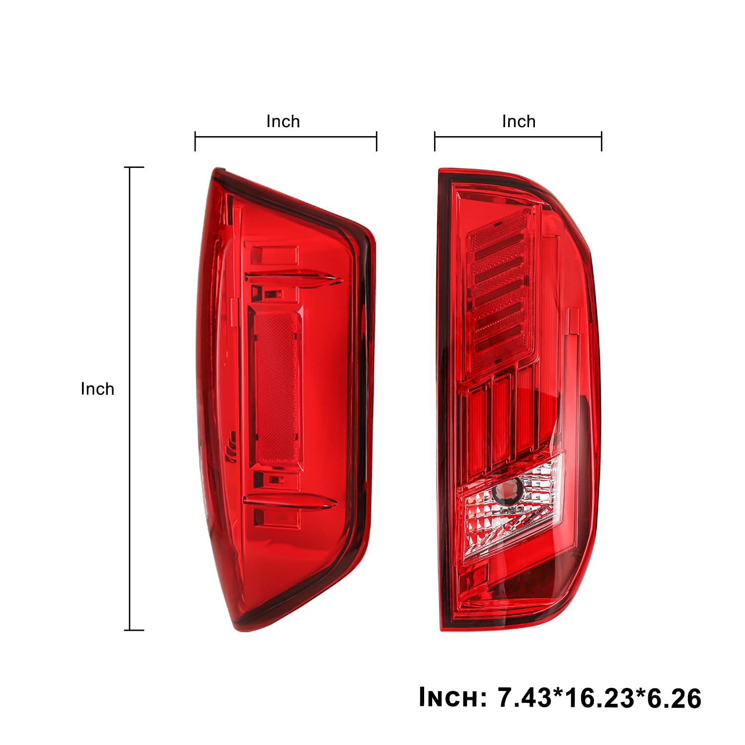 Nixon Offroad LED Tail Lights for 2014-2022 Toyota Tundra - Black Housing Red Lens with Sequential Turn Signal, Running & Brake Lights | Upgrade Your Pickup Truck for Night Driving & Off-Road Adventures