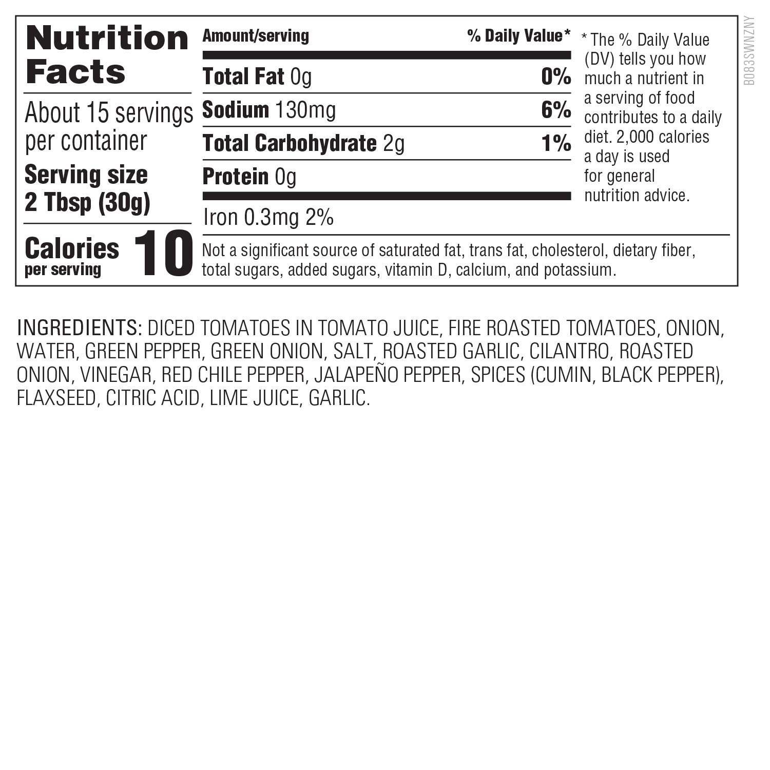 Amazon Kitchen Roasted Salsa Mild 16 Oz - Authentic Mexican Salsa for Chips, Tacos, Nachos & Burritos - Perfect for Parties & Family Gatherings