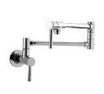Newport Brass NB9485-06 East Linear Pot Filler Wall Mount Faucet - Modern Kitchen Sink Faucet for Cooking & Filling Pots (Brushed Nickel Finish) - Perfect for Home Chefs & Busy Kitchens
