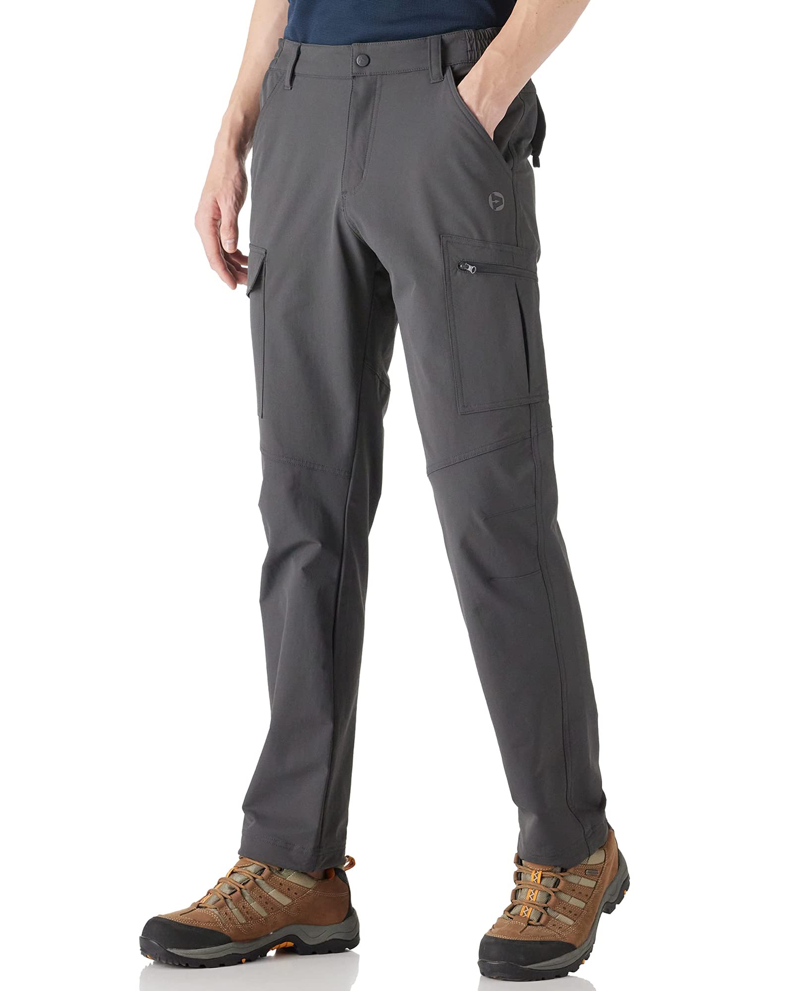 Outdoor Ventures Men's Hiking Pants - Lightweight Water Resistant Cargo Work Pants with Ripstop Fabric for Tactical Travel & Outdoor Adventures | Perfect for Hiking, Camping and Everyday Wear