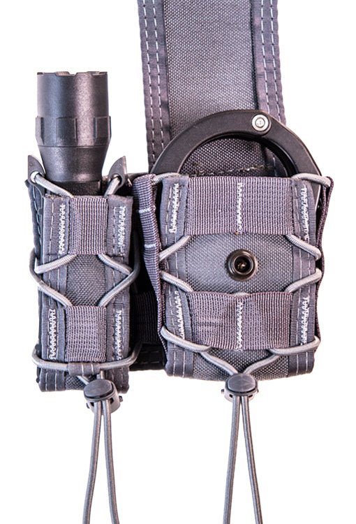 High Speed Gear LEO TACO Tactical Pistol Holster with Handcuff Pouch - Durable MOLLE-Compatible Concealed Carry for Law Enforcement & Outdoor Activities