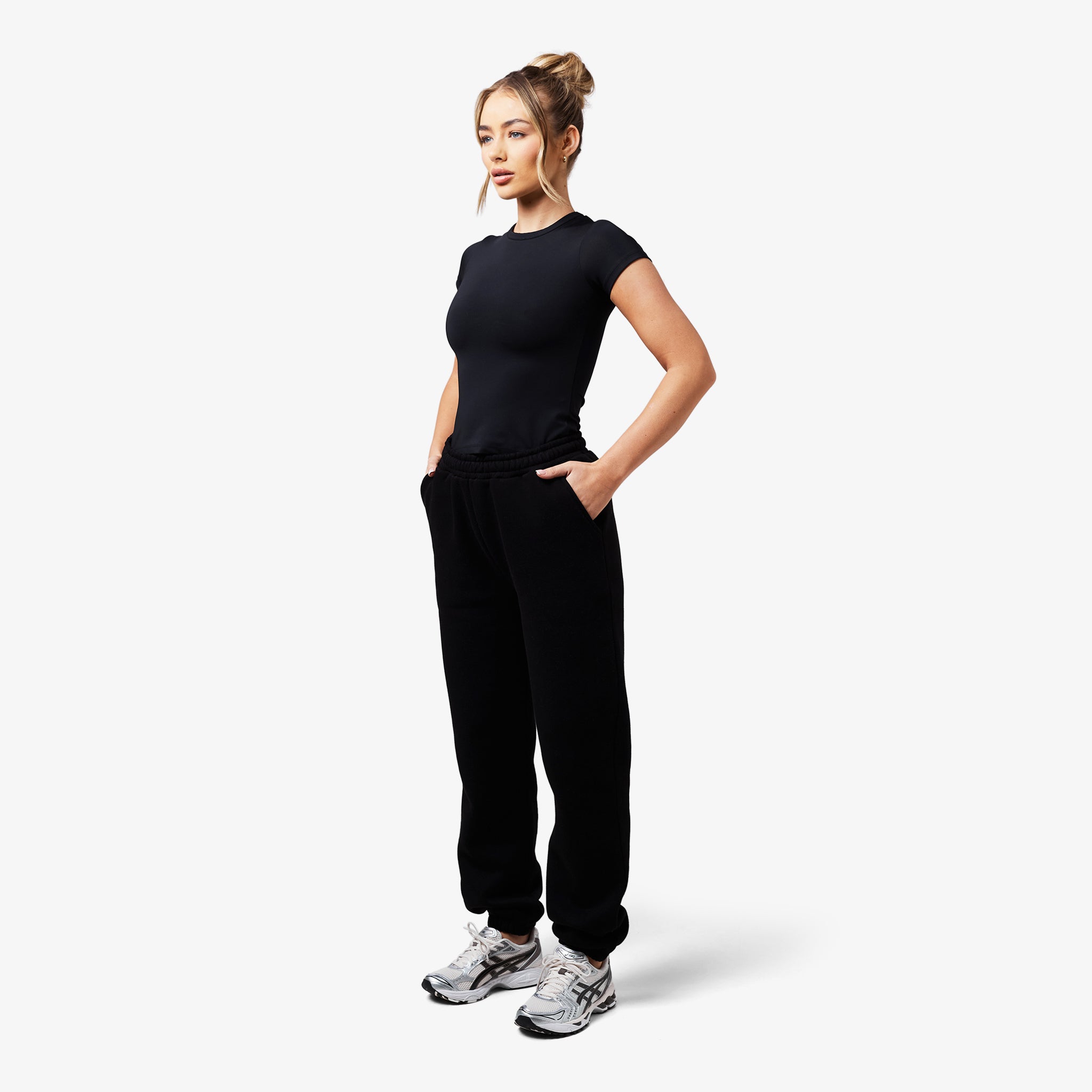 Core Cuffed Jogger Pants for Men - Black Athletic Joggers | Perfect for Gym, Running & Casual Wear