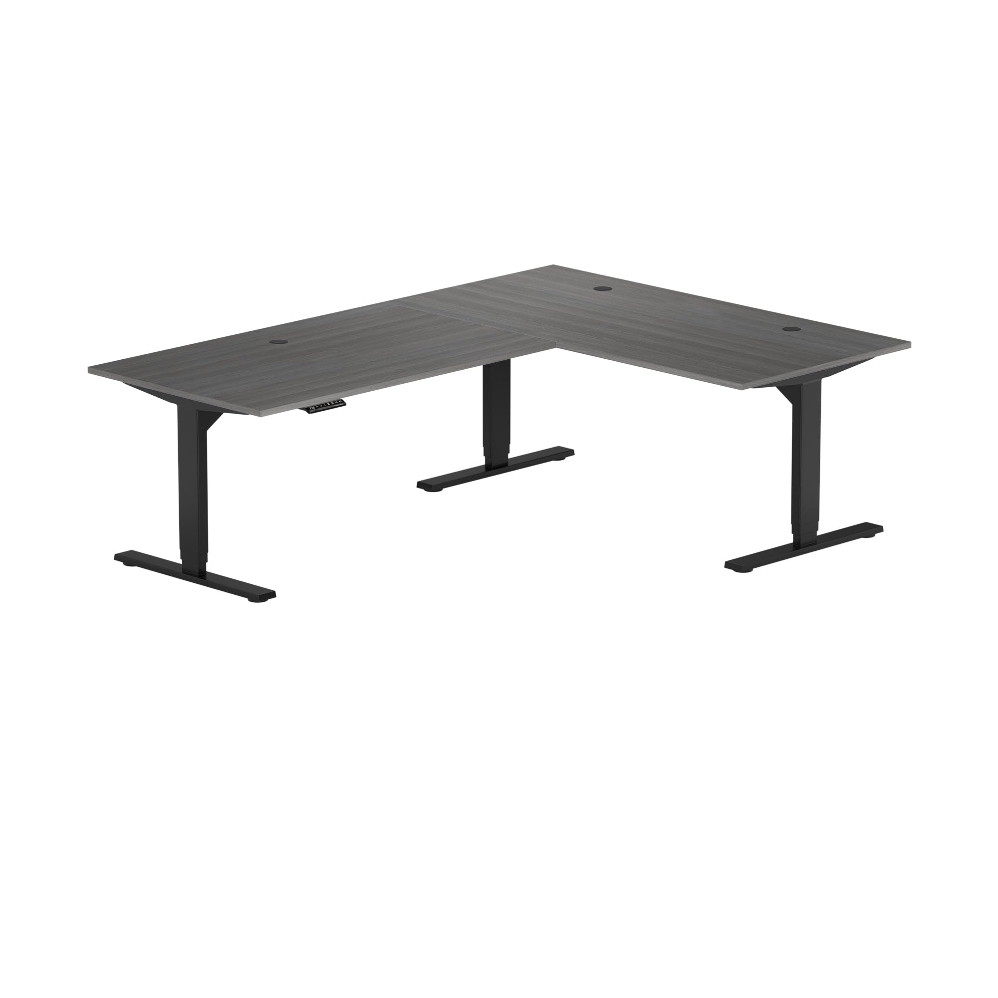 Electric Height Adjustable L-Shaped Standing Desk 78