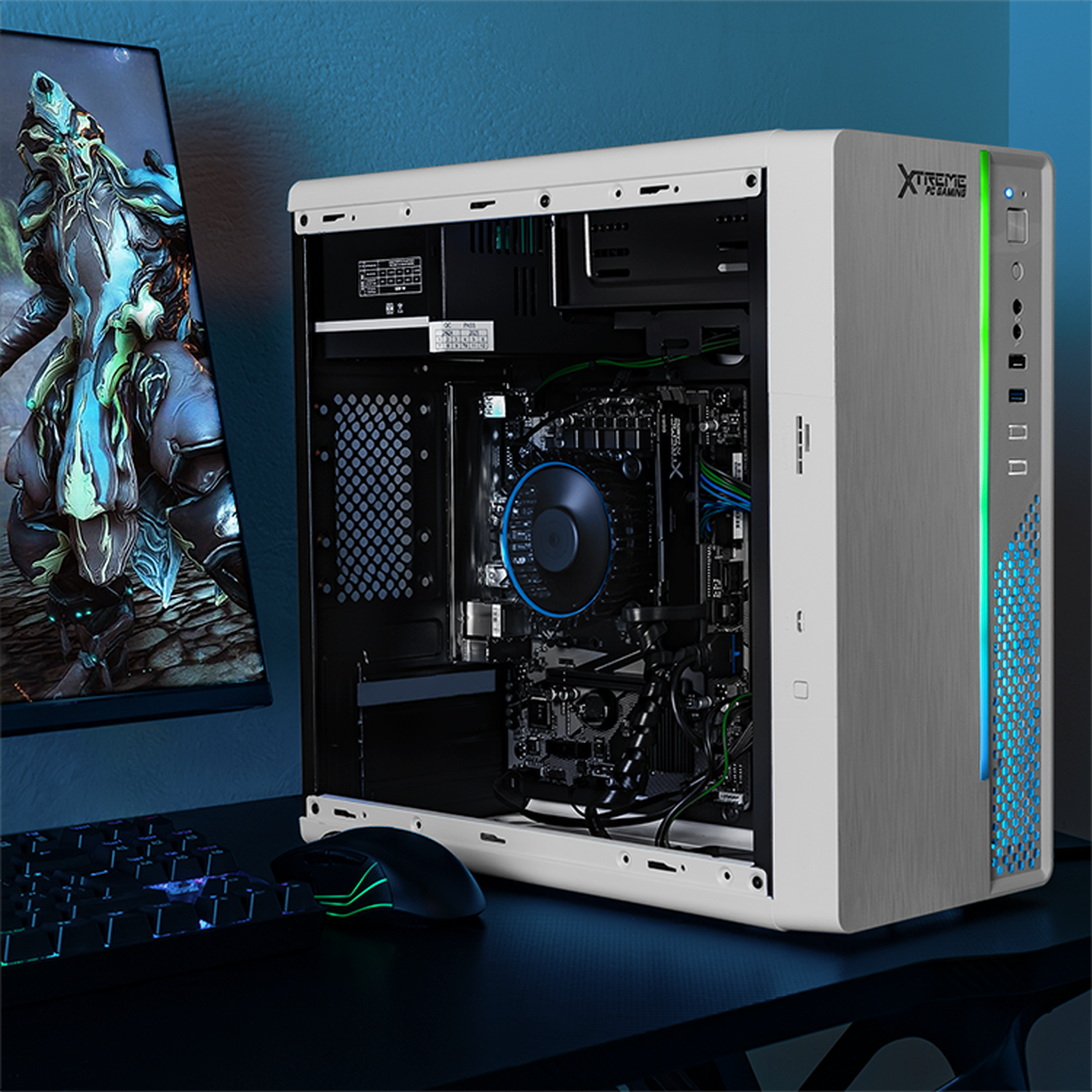 Xtreme Gaming PC - Intel Core i5 12400, 16GB RAM, 500GB SSD, 23.8