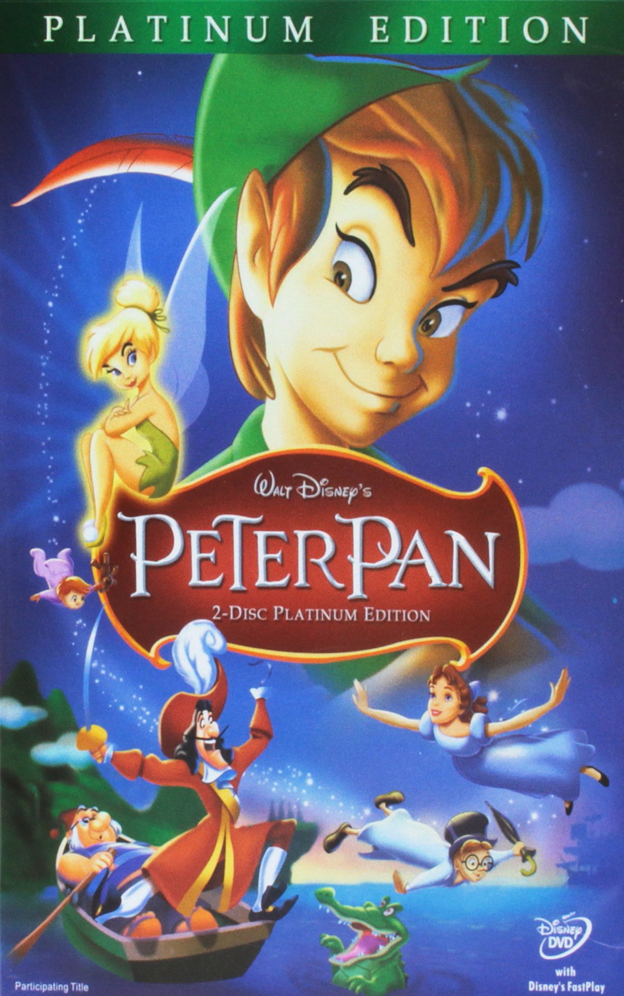 Peter Pan (Two-Disc Platinum Edition) - Disney Classic Animated Movie for Kids & Family - Perfect for Movie Nights & Disney Collection