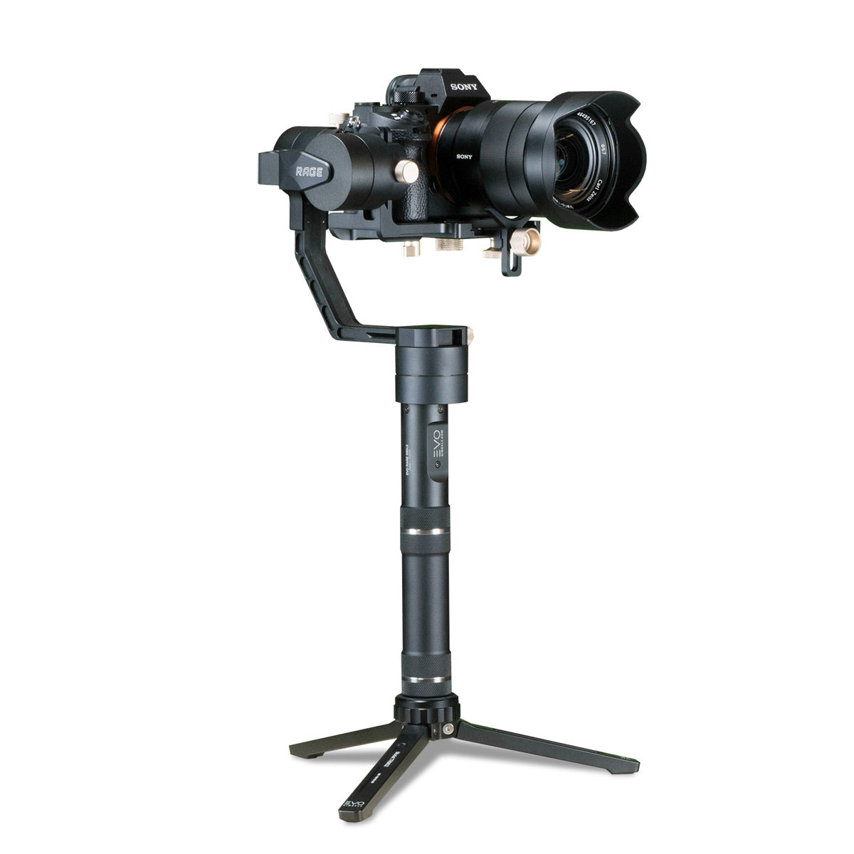 EVO Gimbals Rage Gen2 3-Axis Stabilizer for DSLR & Mirrorless Cameras - Professional Video Stabilization for Vlogging, Filmmaking & Travel Photography