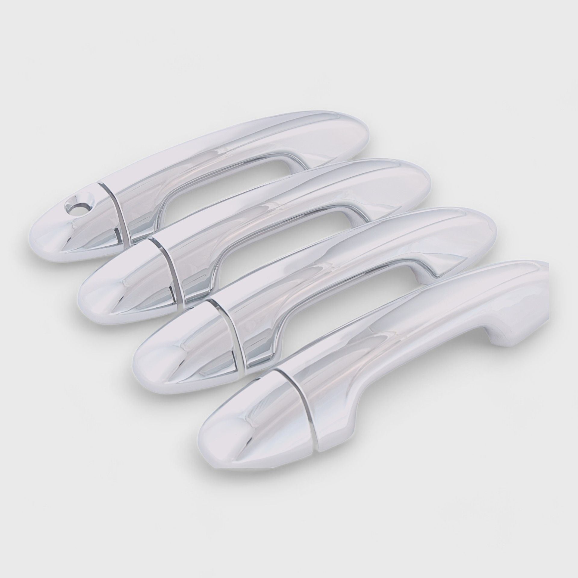 DH320 Chrome Door Handle Cover with Keyless Sensor - Secure & Stylish Upgrade for Home, Office, and Commercial Buildings