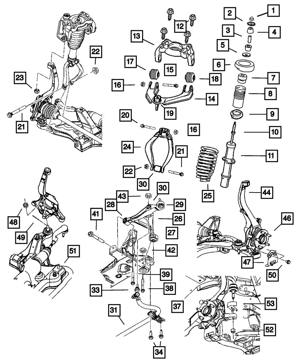 Genuine Mopar Shock Absorber Bracket Left 4764553AC - Replacement Part for Jeep Wrangler & Dodge Ram - Off-Road & Daily Driving Use