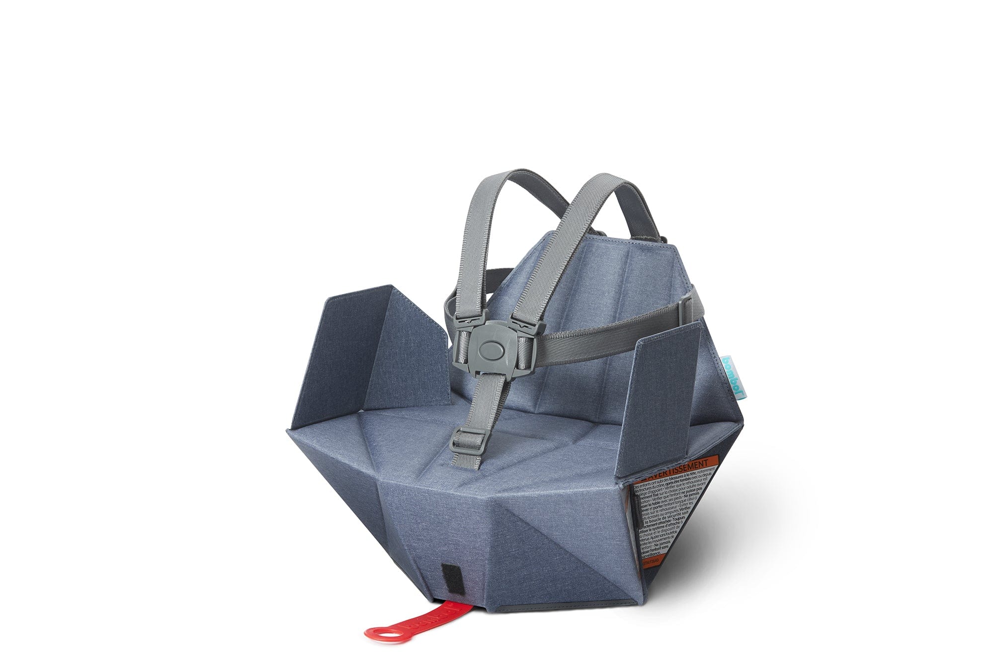 Bombol Pop Up Booster Seat for Toddlers - Portable High Chair for Travel, Restaurants & Home Dining - Lightweight Baby Booster Seat with Safety Strap