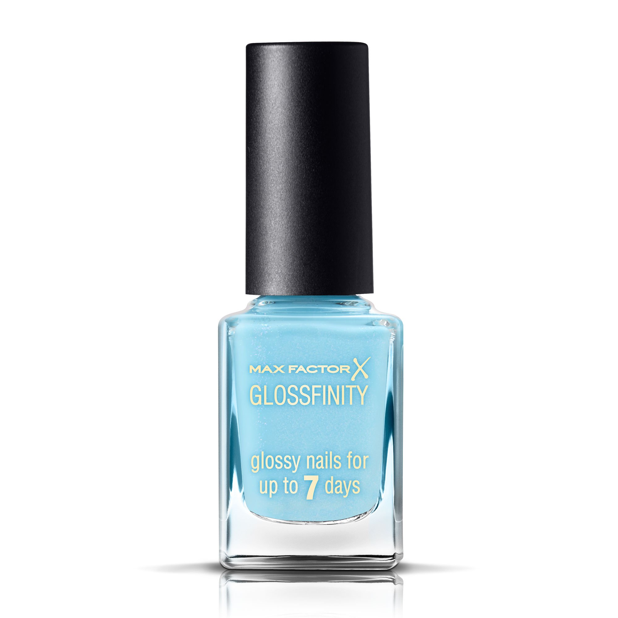 Max Factor Glossfinity Nail Polish - Celestial Blue #27 for Party & Daily Wear
