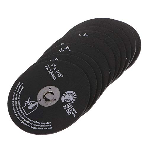 10-Pack 4.5 Inch Circular Resin Grinding Wheel Discs - Premium Metal Cutting Saw Blades for Angle Grinders (35ED) - Perfect for DIY Projects, Metal Fabrication, and Construction Work