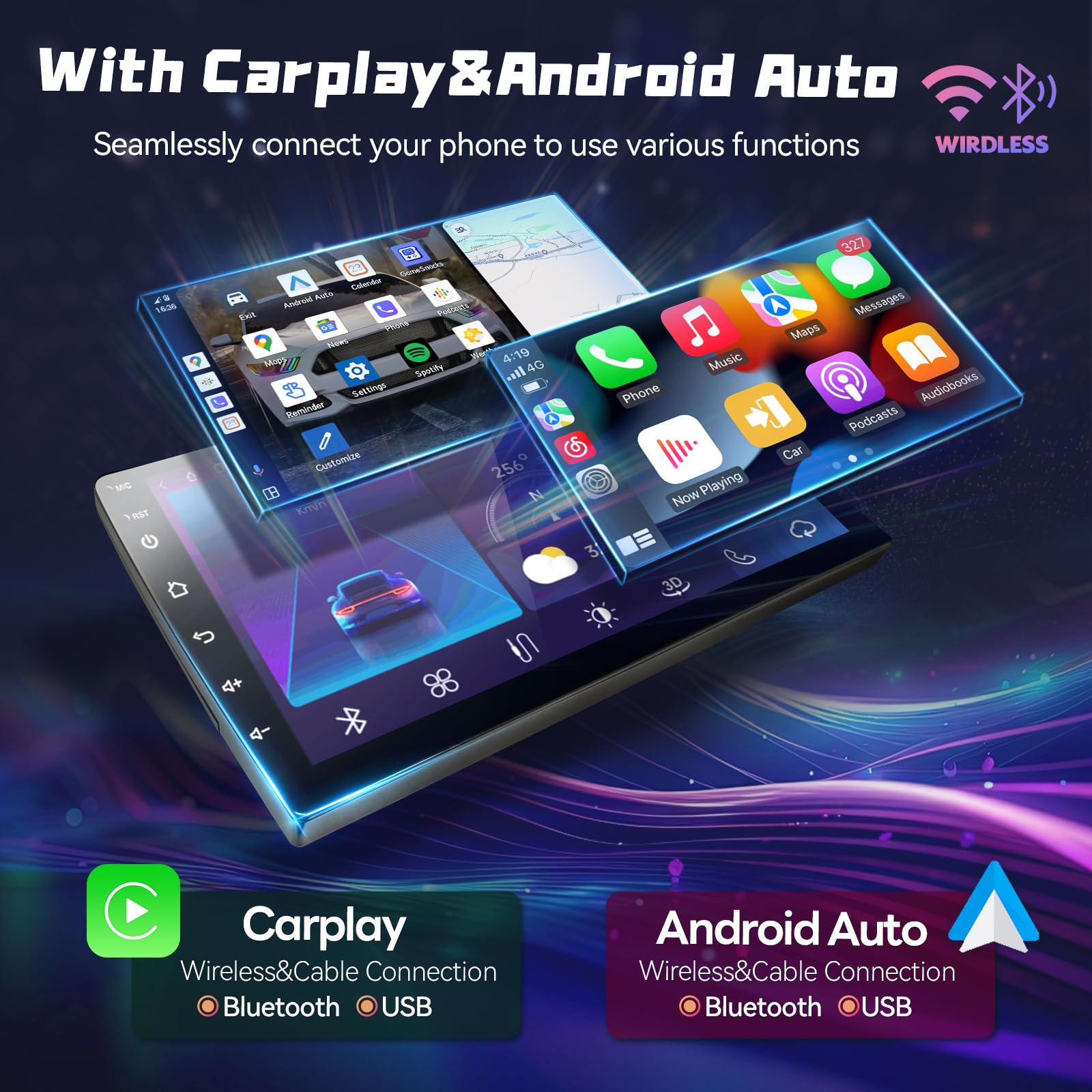 8 Core Android Car Stereo for Honda Accord 2003-2007 | 10