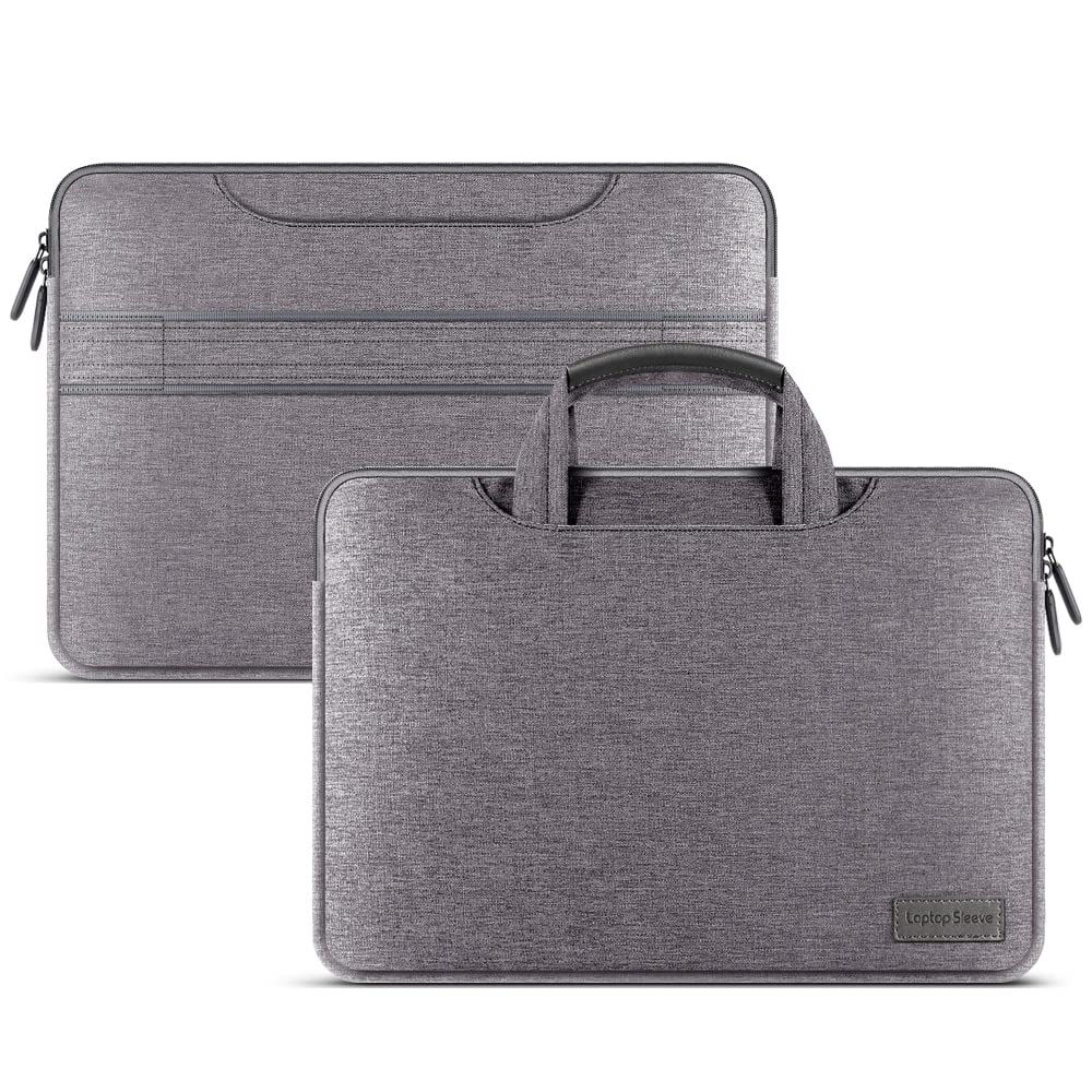 Waterproof Laptop Sleeve Case 13-14 Inch - Lightweight & Durable Notebook Bag for MacBook Air/Pro, Business Travel & Weekend Getaways (Multiple Colors) - Perfect for Commuting, Office Work & College Students