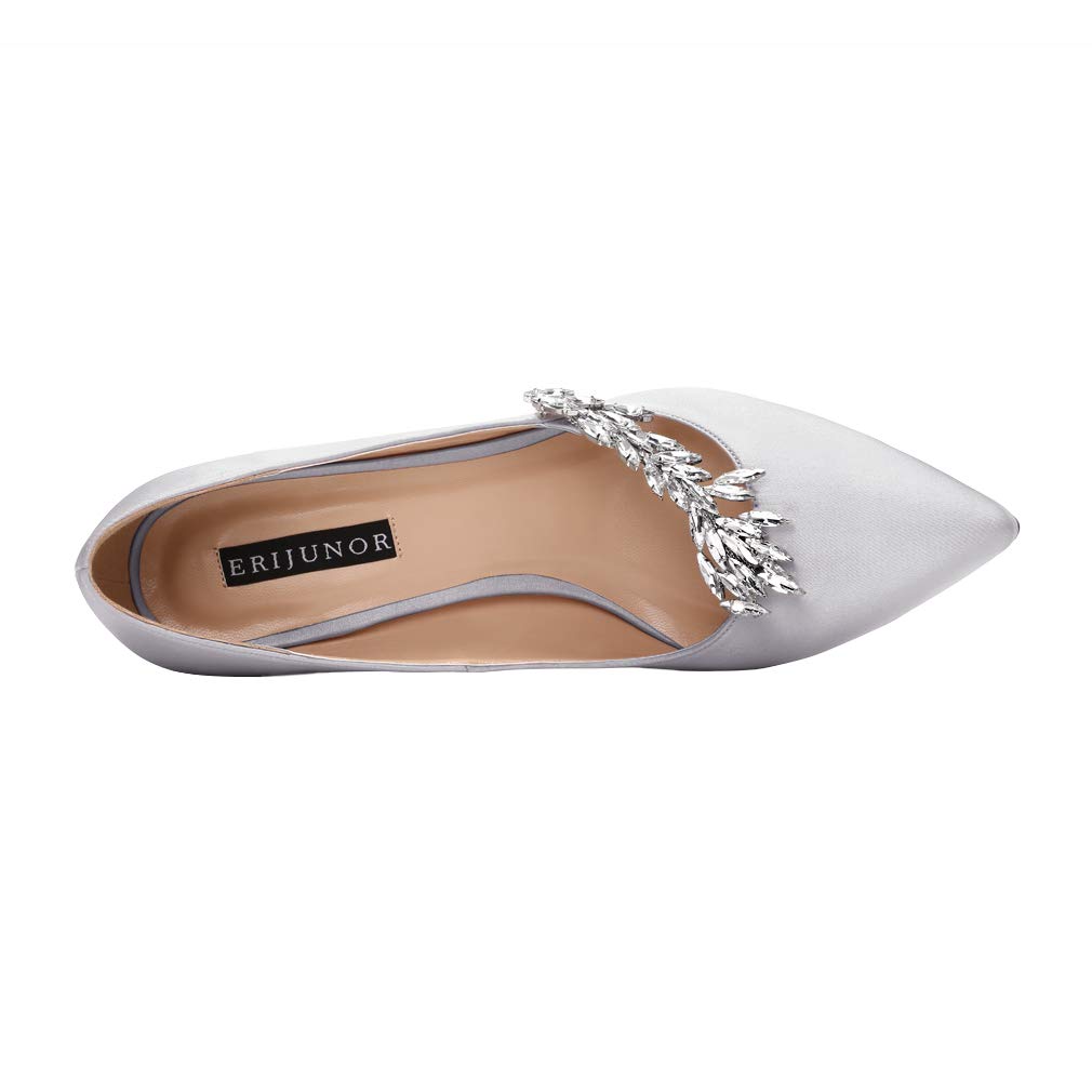 Elegant Women's Pointed Toe Mid Heel Pumps - Wedding, Party & Evening Dress Shoes for Special Occasions