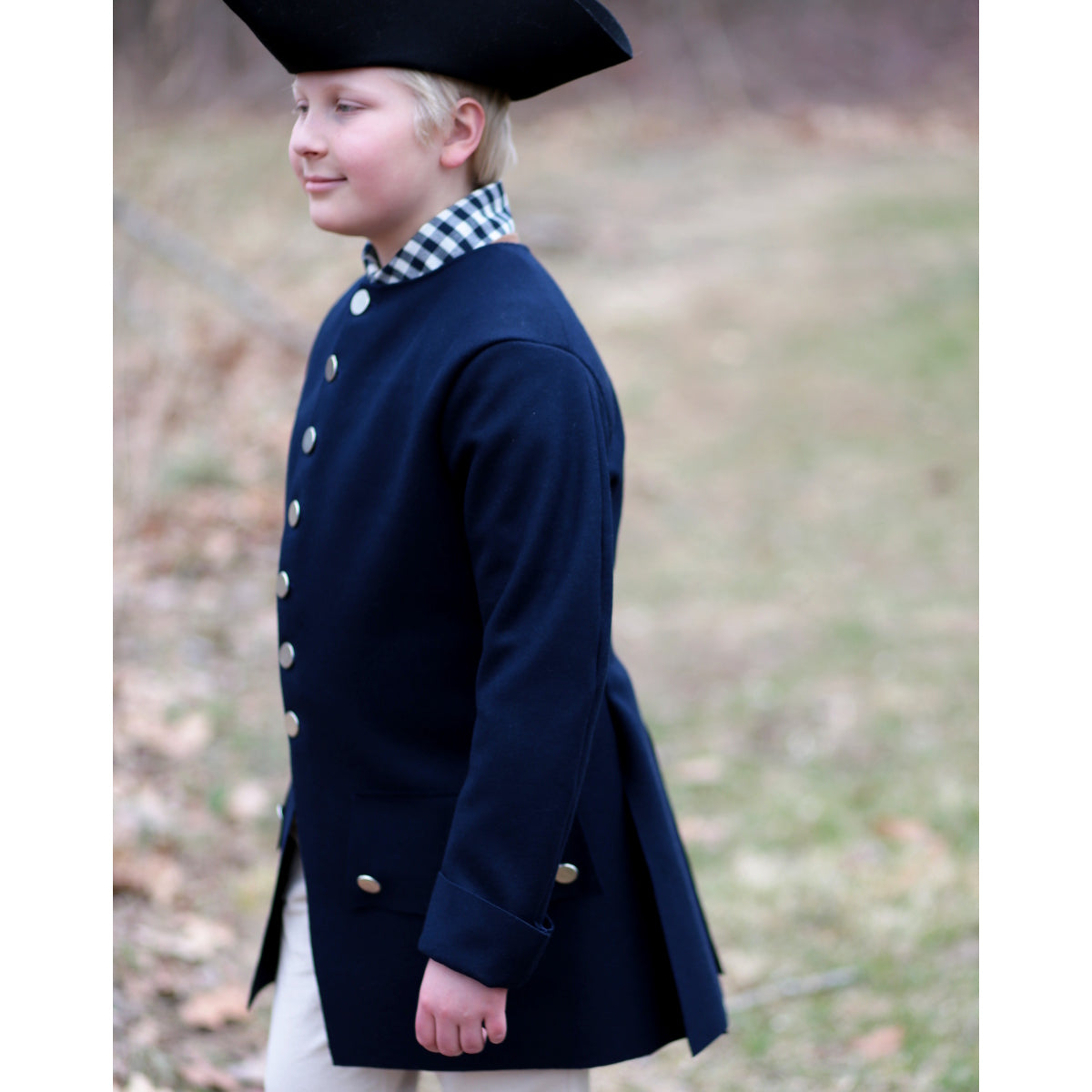 Boys' Civilian Costume Coat - Kids' Historical Dress Up Outfit for Halloween & Theater Performances