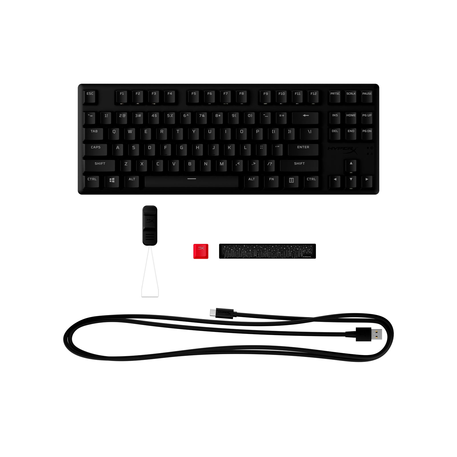 HyperX Alloy Origins Core PBT Mechanical Gaming Keyboard with HX Red Switches - Perfect for PC Gaming, Esports & Typing