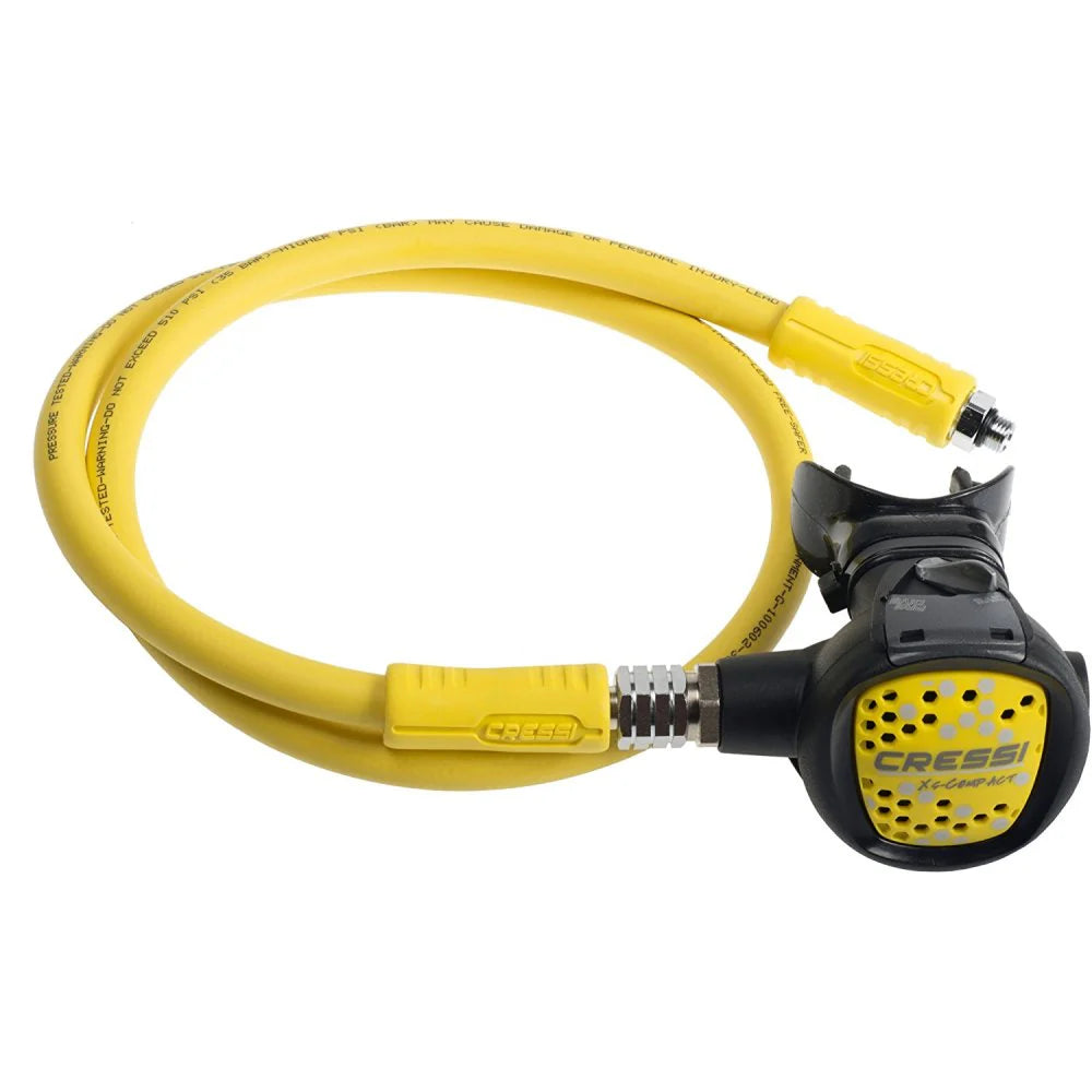 Cressi Octopus Compact Snorkeling Regulator - Lightweight & Durable Scuba Diving Gear for Underwater Adventures - Perfect for Snorkeling, Freediving & Spearfishing