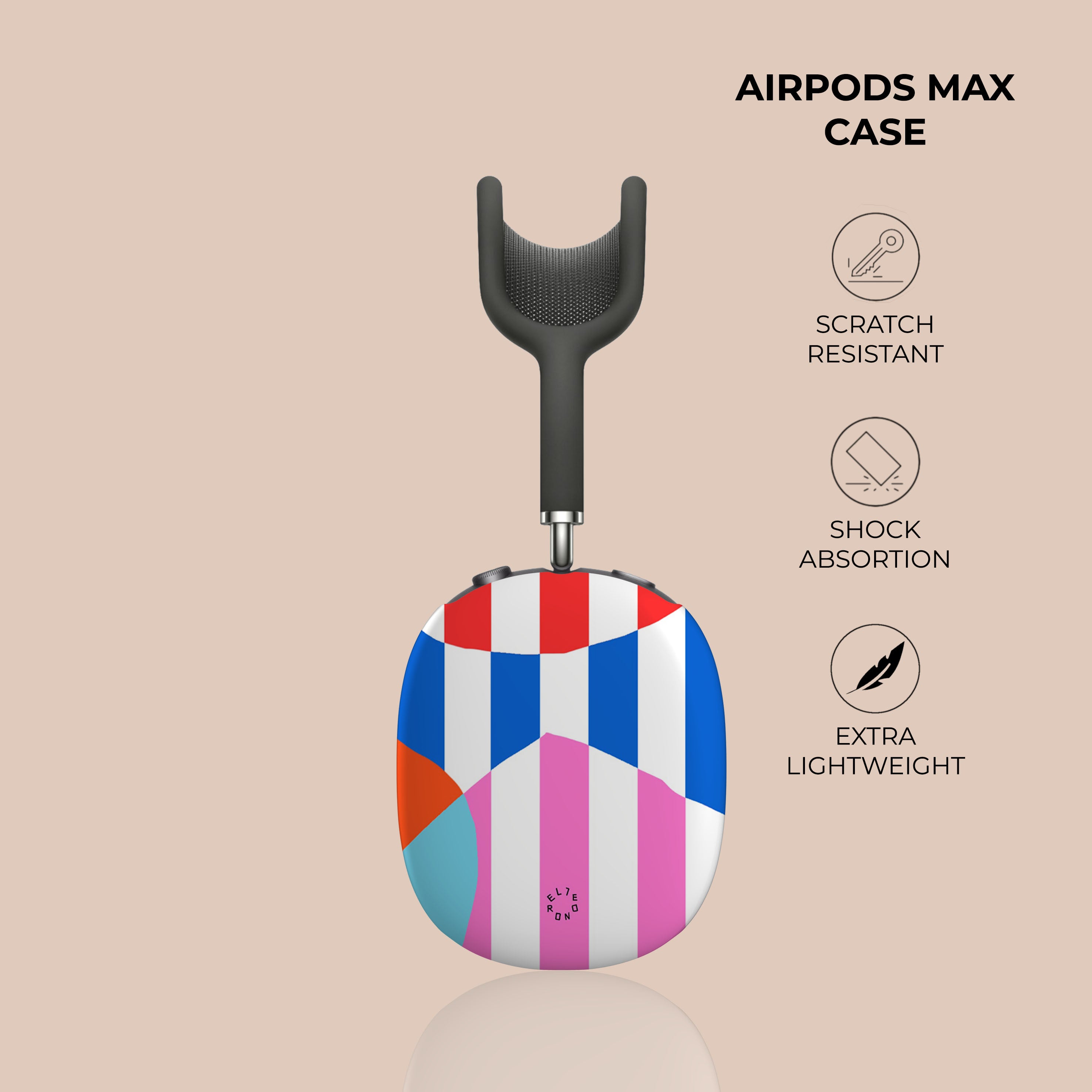 Premium Stripped Symphony AirPods Max Case - Protective Cover for Apple AirPods Max Headphones - Perfect for Travel, Workouts & Daily Commute