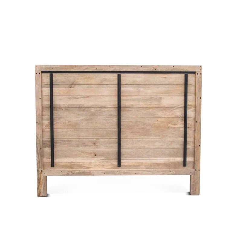 Hand Carved Wooden King Size Bed with Indian Design - Elegant Handmade Solid Wood Bedroom Furniture for Master Bedroom & Guest Room Decor