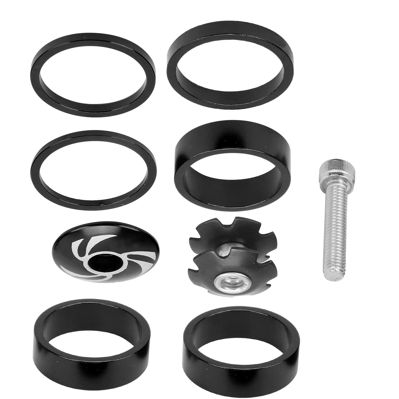 High-Performance Aluminium Alloy MTB Bike Spacers for Cycling Upgrades