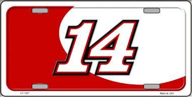 Smart Blonde #14 Racing Novelty Metal License Plate LP-1247 - Durable Car Accessory for Racing Fans & Auto Enthusiasts - Perfect for Vehicles, Garages, and Man Caves