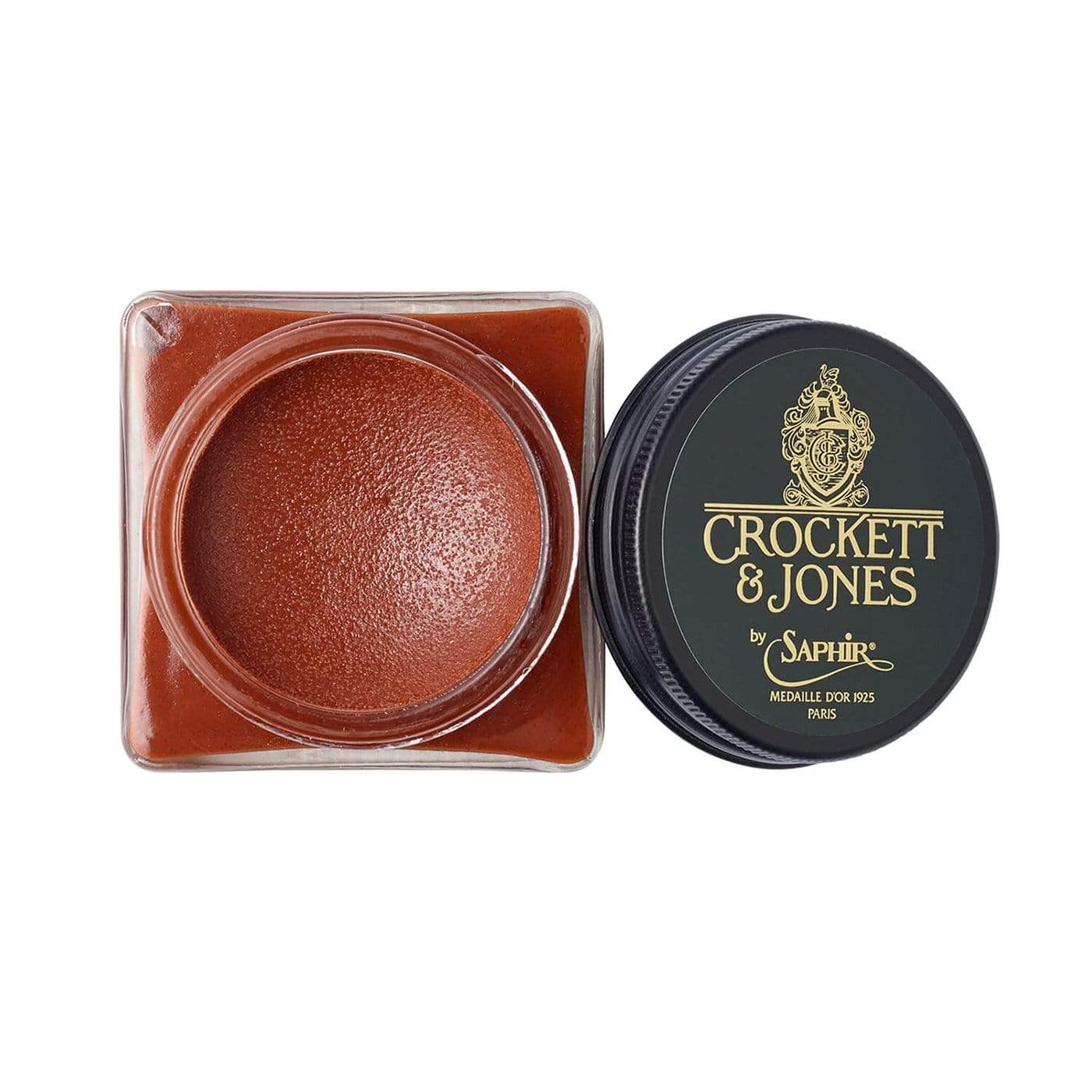 Premium Pommadier Shoe Cream in Cognac Color - 75ml (Pack of 10) | Leather Shoe Polish & Conditioner for Men's Dress Shoes, Boots & Bags | Perfect for Office, Formal Events & Daily Shoe Care