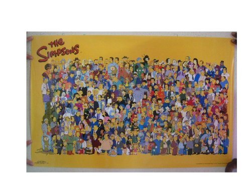 The Simpsons TV Show Poster - Classic Cast Photo Wall Art for Living Room, Bedroom & Office Decor