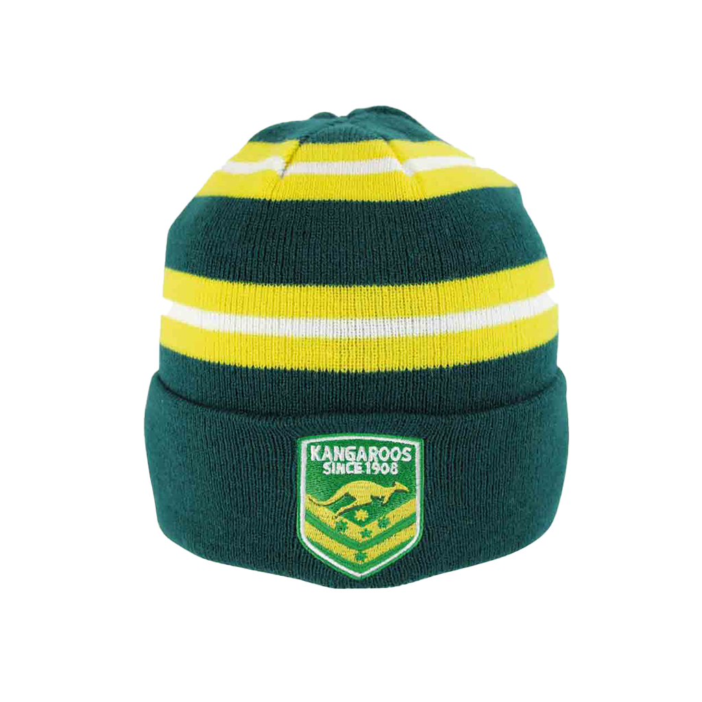 Kangaroo Wozza Beanie Hat - Soft Winter Knit Beanie for Men & Women - Cozy Unisex Cuffed Beanie for Outdoor Activities, Skiing, and Casual Wear