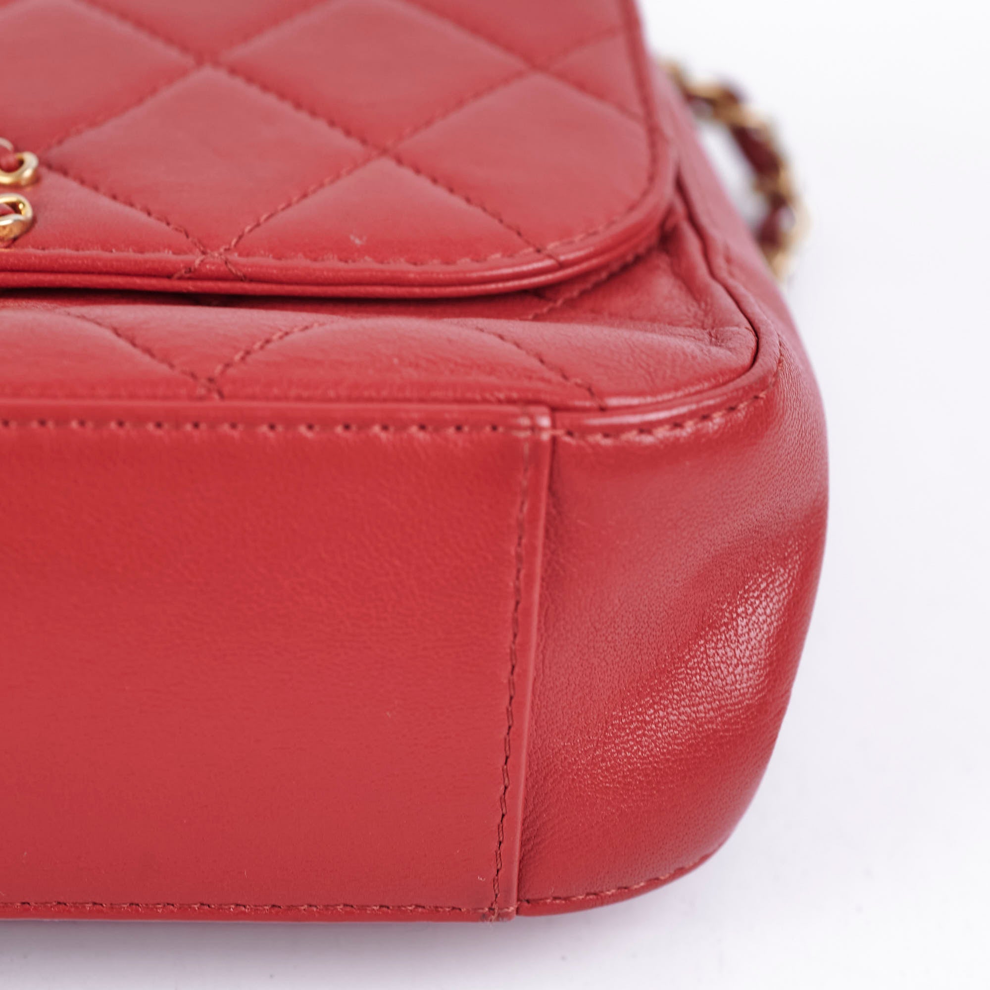 Chanel Seasonal Red Top Handle Bag - Luxury Designer Handbag for Women | Perfect for Parties, Weddings & Special Occasions