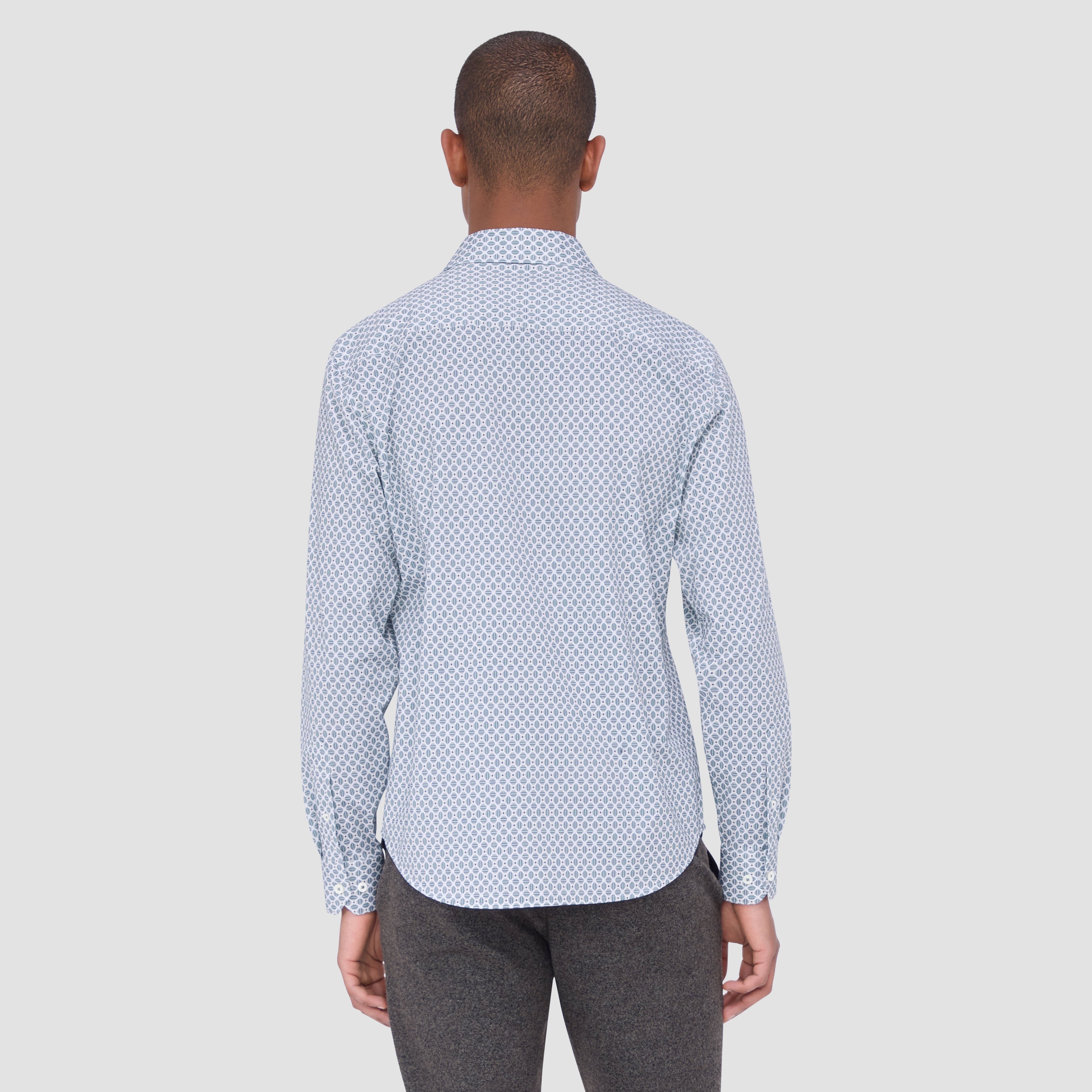 James Diamond Check Cotton Shirt for Men - Stylish Casual Button Down Shirt for Office, Dating & Outdoor Activities