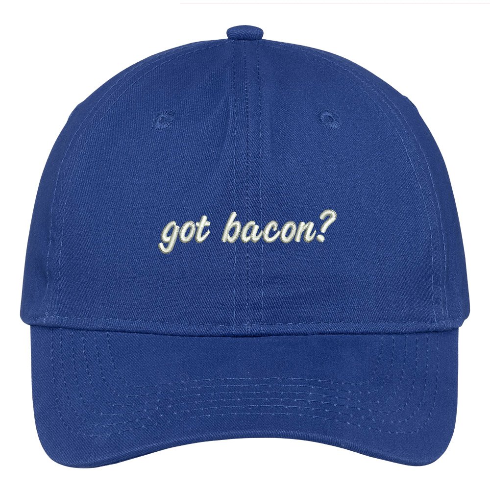 Got Bacon? Embroidered Adjustable Cotton Baseball Cap - Trendy Unisex Hat for Men & Women - Perfect for Outdoor Activities, Sports & Casual Wear